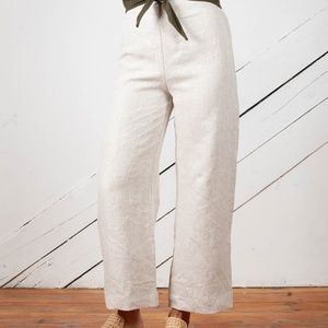 NWOT Only Child Dune Pants in Oatmeal Linen, 0P